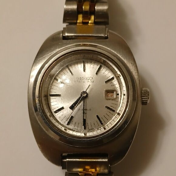 Vintage Seiko Matic Lady 2517-0530 Two-Toned Mechanical Watch 21 Jewels main image 13